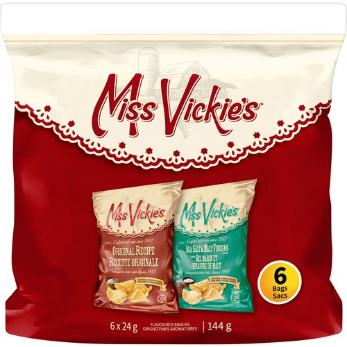 Miss Vickie's Kettle Cooked Potato Chips Mix Flavoured 144 g