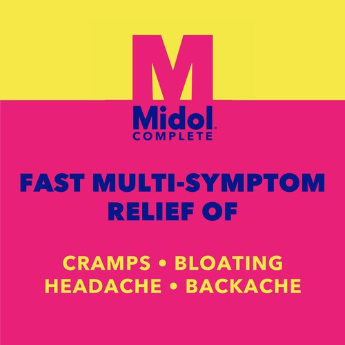 Midol Complete Menstrual Pain Relief 40 Count