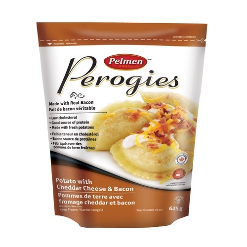 Pelmen Potato Cheddar And Bacon Perogies 625 g (frozen)