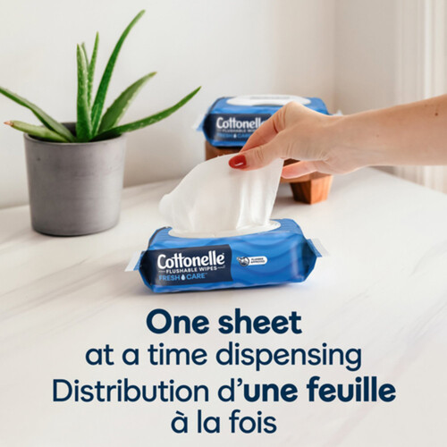 Cottonelle Fresh Care Flushable Wet Wipes 1 Pack 42 Wipes 