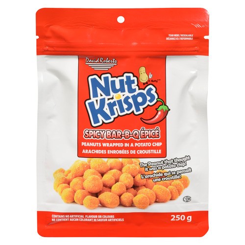 David Roberts Nut Krisp Spicy BBQ 250 g