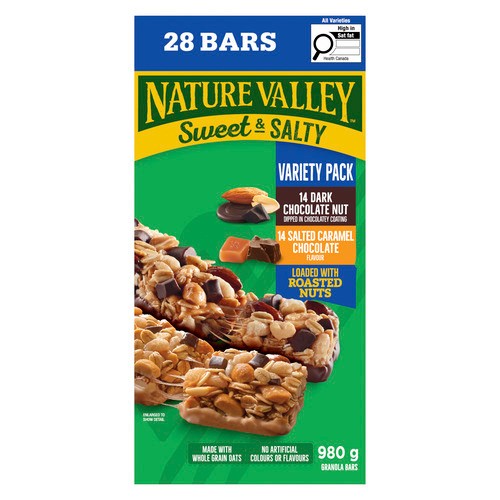 Nature Valley Granola Bars Sweet And Salty Variety Pack 28 x 35 g