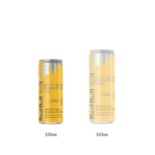 Red Bull Energy Drink Yellow Edition Tropical 4 x 250 ml (cans)