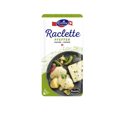 Emmi Raclette Sliced Cheese Pepper 200 g