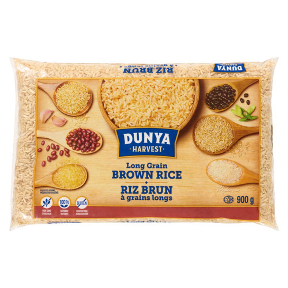 Dunya Harvest Rice Long Grain Brown 900 g - Voilà Online Groceries & Offers