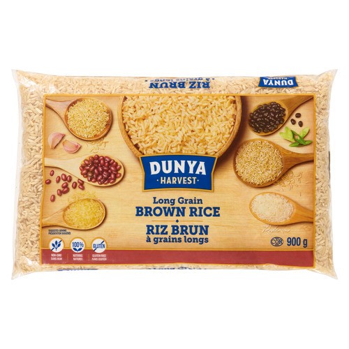 Dunya Harvest Rice Long Grain Brown 900 g