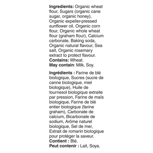 Annie's Organic Baked Graham Snacks Honey Bunny 213 g