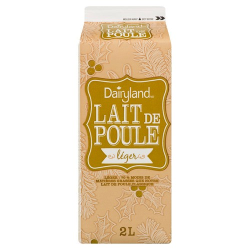 Dairyland Egg Nog Light 2 L