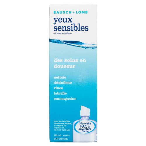 Bausch + Lomb Sensitive Multi Purpose Contact Lens Solution 120 ml