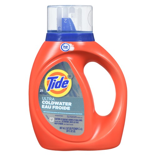 Tide Liquid Laundry Detergent Ultra Coldwater  887 ml