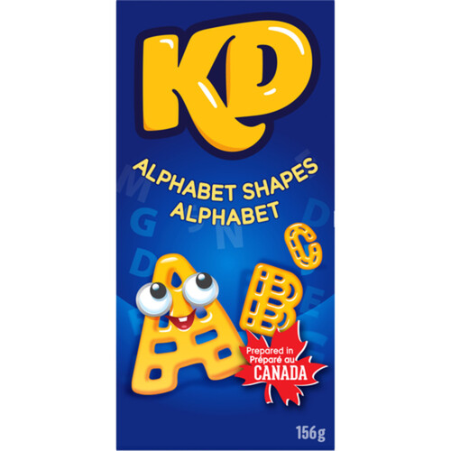 Kraft Dinner Macaroni & Cheese Alphabet Shapes 156 g