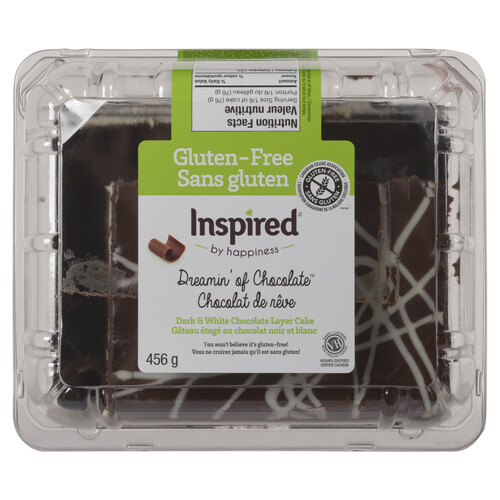 Inspired By Happiness Gluten-Free Frozen Layer Cake Dark & White Chocolate 456 g