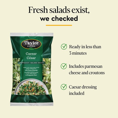 Taylor Farms Chopped Salad Kit Caesar 316 g