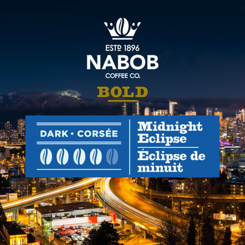 Nabob Ground Coffee Bold Midnight Eclipse Dark Roast 300 g