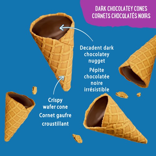 Drumstick Chocolate Bites Dark Chocolatey Cones 76 g