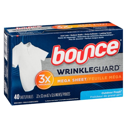 Bounce Fabric Softener Sheets Outdoor Fresh 40 Count