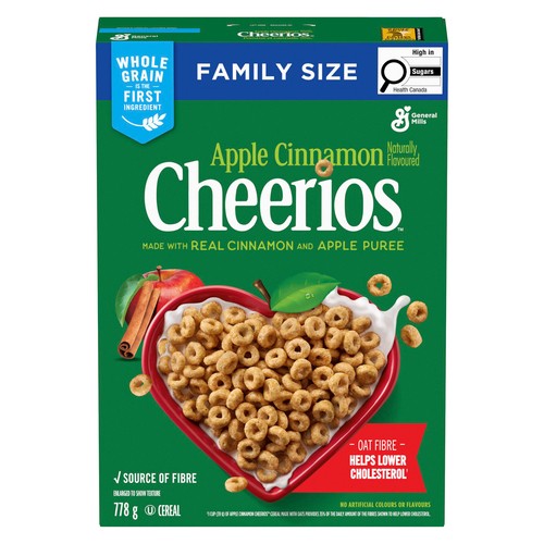 Cheerios Cereal Naturally Flavoured Apple Cinnamon 778 g
