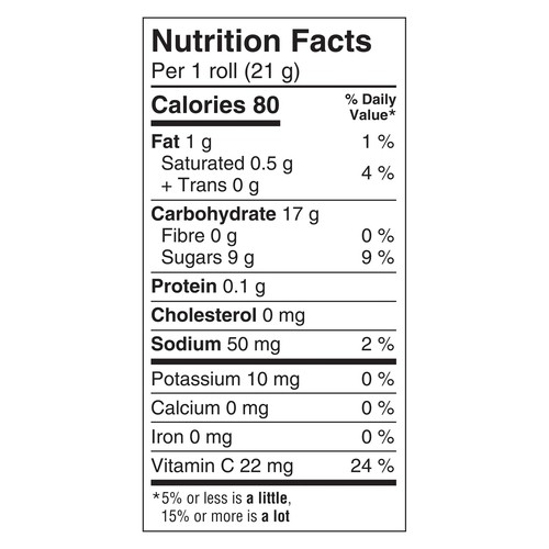 Betty Crocker Fruit By The Foot Gluten-Free Fruit Snacks Rippin' Berry Berry 128 g