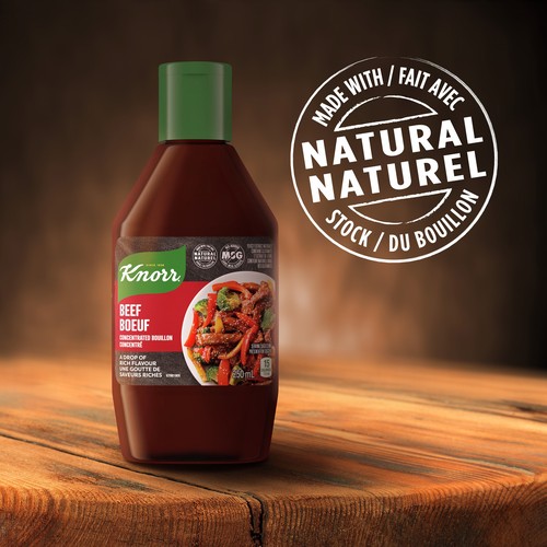 Knorr Concentrated Bouillon Beef Just A Drop Adds Deep Rich Flavour 250 ml
