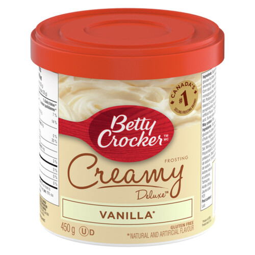 Betty Crocker Frosting Creamy Deluxe Vanilla 450 g