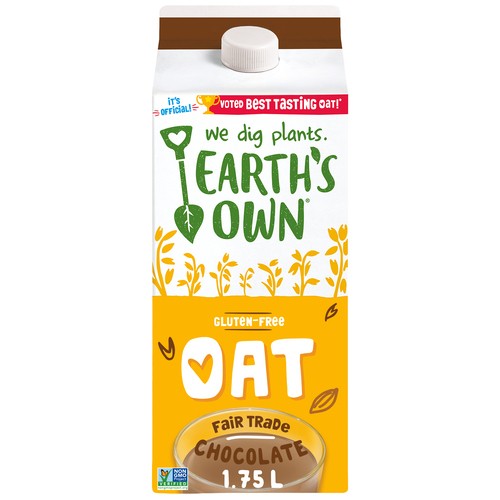 Earth's Own Gluten-Free Oat Milk Alternative Chocolate 1.75 L
