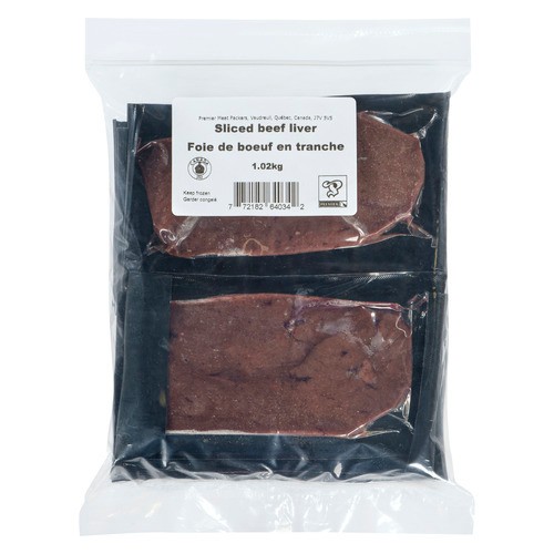 Premier Sliced Beef Liver 1.02 kg
