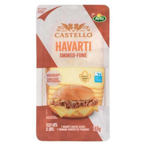 Castello Slices Cheese Havarti Smoked 145 g