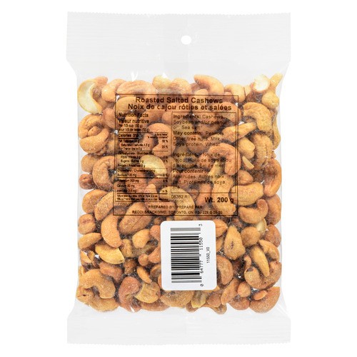 Reddi Snack Cashews Roasted W/Salt 200 g
