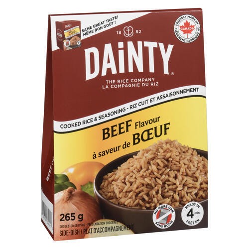 Dainty Cooked Rice & Seasoning Beef Flavour 265 g
