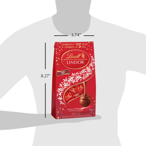 Lindt Lindor Milk Chocolate Truffles Bag 150 g