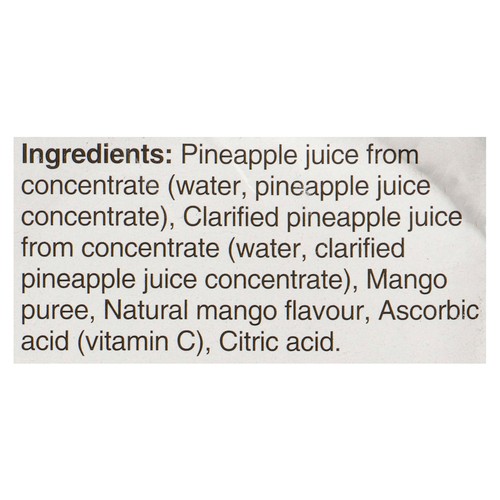 Dole Juice Pineapple Mango 4 x 240 ml