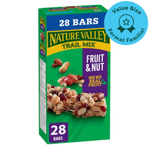 Nature Valley Trail Mix Granola Bars Fruit And Nut 28 Count 980 g