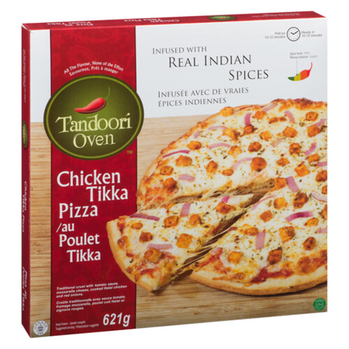 Tandoori Oven Frozen Chicken Tikka Pizza 621 g