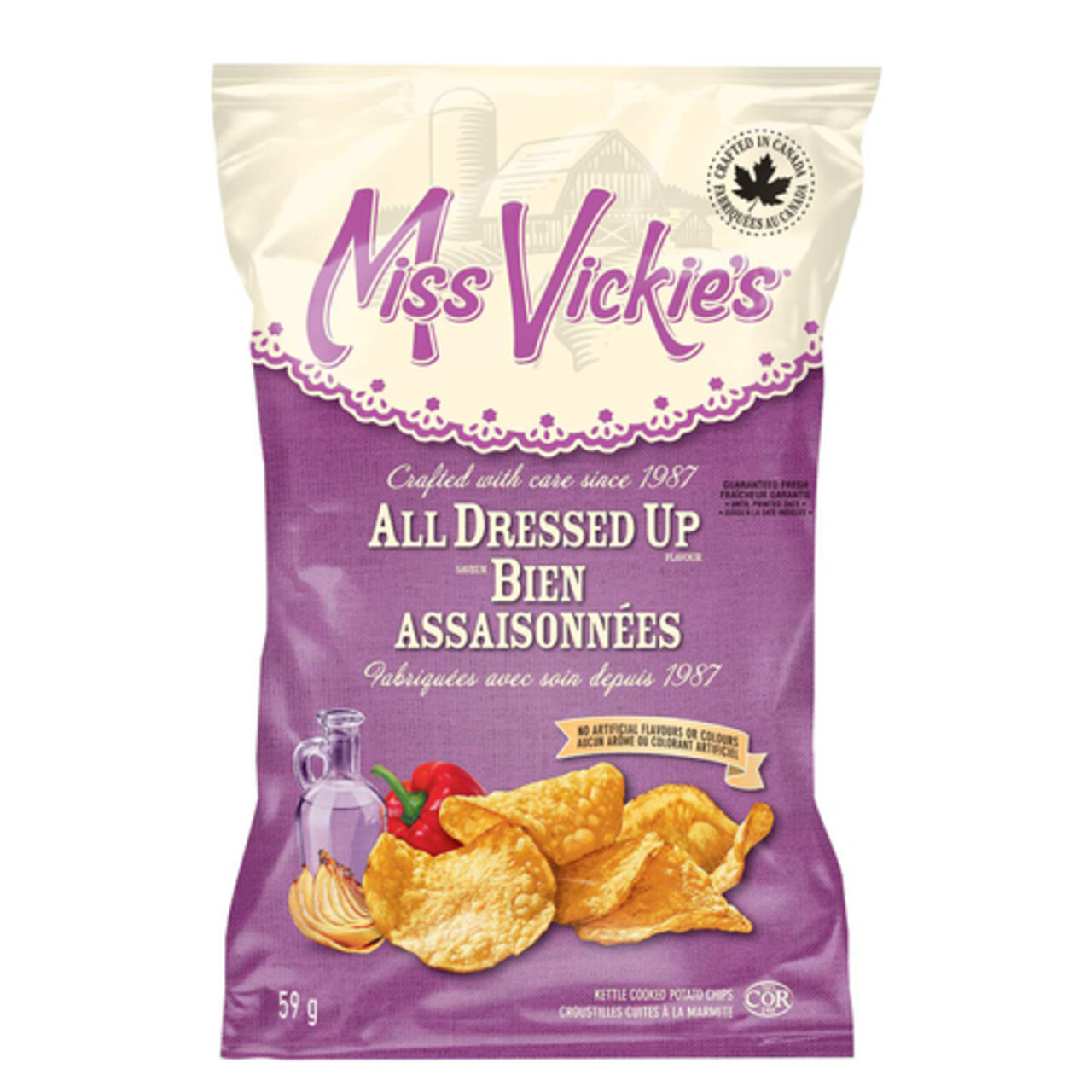 Miss Vickie's Potato Chips All Dressed Up 59 g Voilà Online Groceries & Offers
