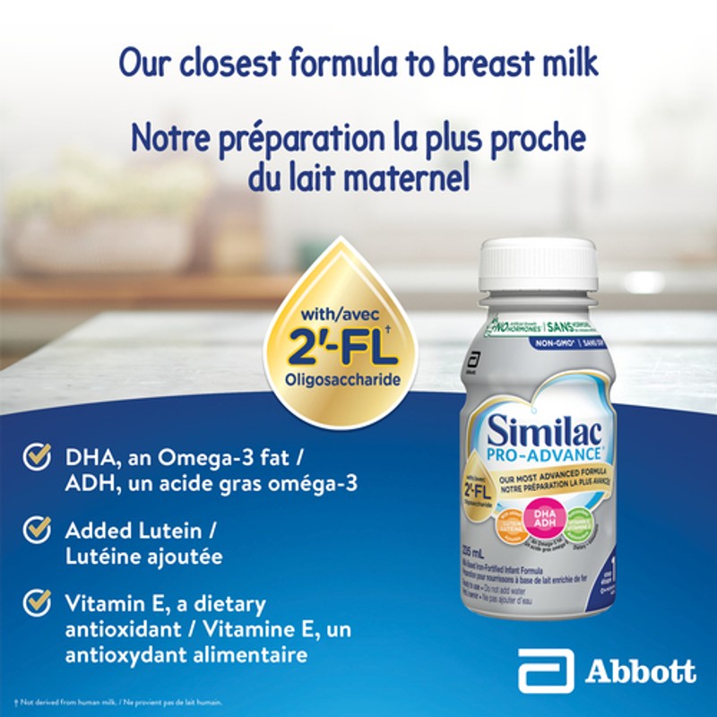 Similac Pre Similac Pro-Advance Baby Formula Step 1 Ready To Use 16 x 235 ml ...