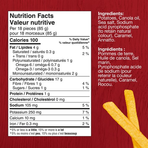 McCain Frozen Superfries Fries Straight Cut 650 g