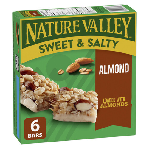 Nature Valley Chewy Granola Bars Sweet & Salty Nut Almond 6 Count 210 g