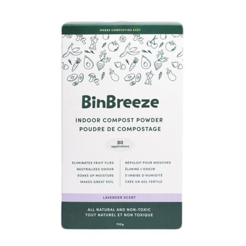 BinBreeze Compost Powder Lavender Scent 750 g Voilà Online Groceries