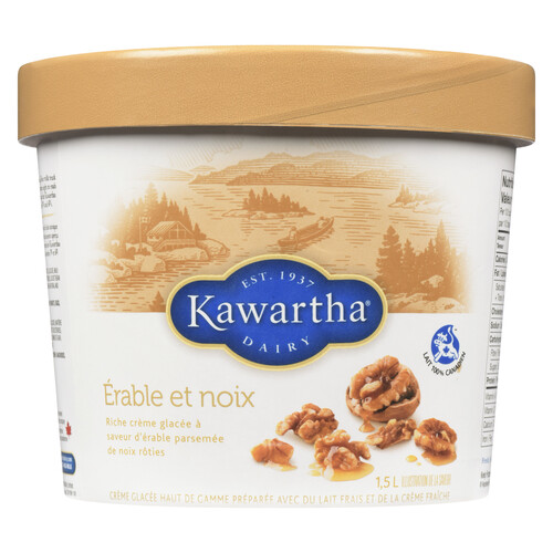 Kawartha Dairy Ice Cream Maple Walnut 1.5 L