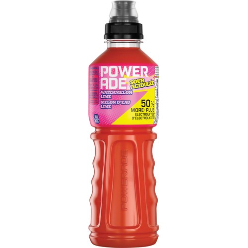 Powerade Sports Drink Watermelon Lime Sour 710 ml (bottle)