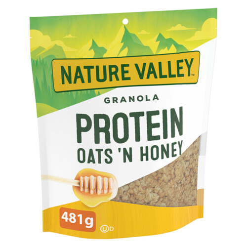 Nature Valley Cereal Protein Granola Oats 'N Honey Family Size 481 g