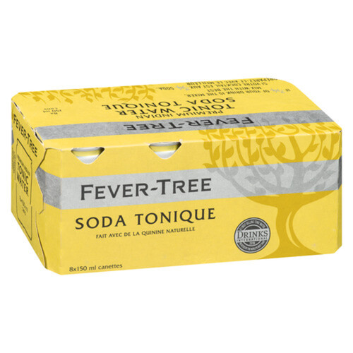 Fever-Tree Tonic Water Premium Indian 8 x 150 ml (cans)