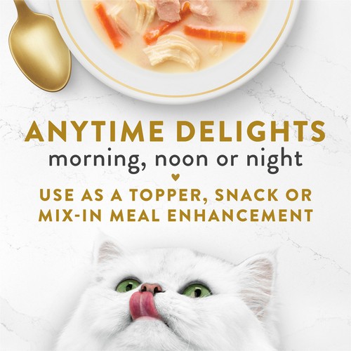 Fancy Feast Broths Wet Cat Food Creamy Collection Variety Pack 6 x 40 g