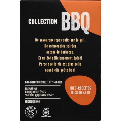 Les Aliments Dion Gluten-Free Herbs & Spices BBQ Collection 640 g