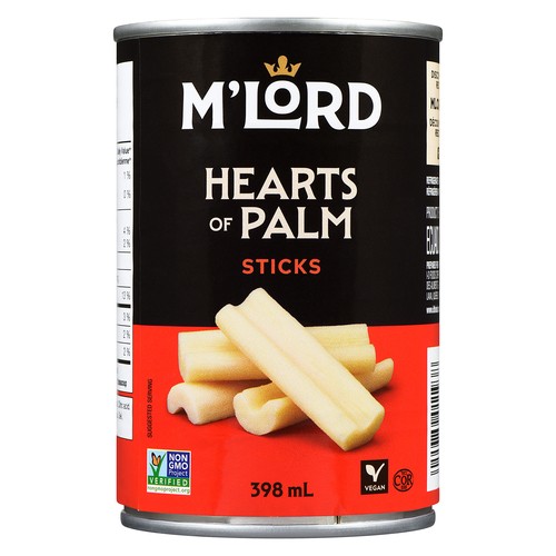 M'Lord Canned Hearts Of Palm Sticks 398 ml