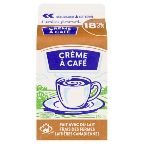 Dairyland 18% Coffee Cream 473 ml