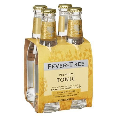 Fever-Tree Tonic Water Premium 4 x 200 ml (bottles)