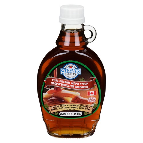 Steeves Maples Pure Organic Maple Syrup 250 ml