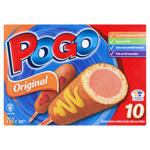 Pogo Frozen Corn Dogs Original 10 x 75 g
