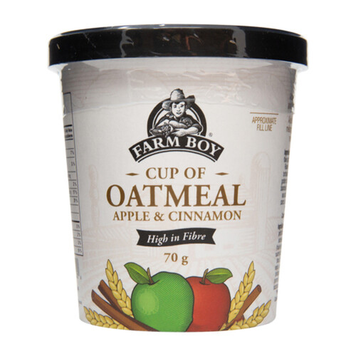 Farm Boy Oatmeal Cup Apple & Cinnamon 70 g